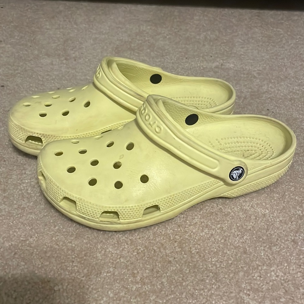 Yellow crocs